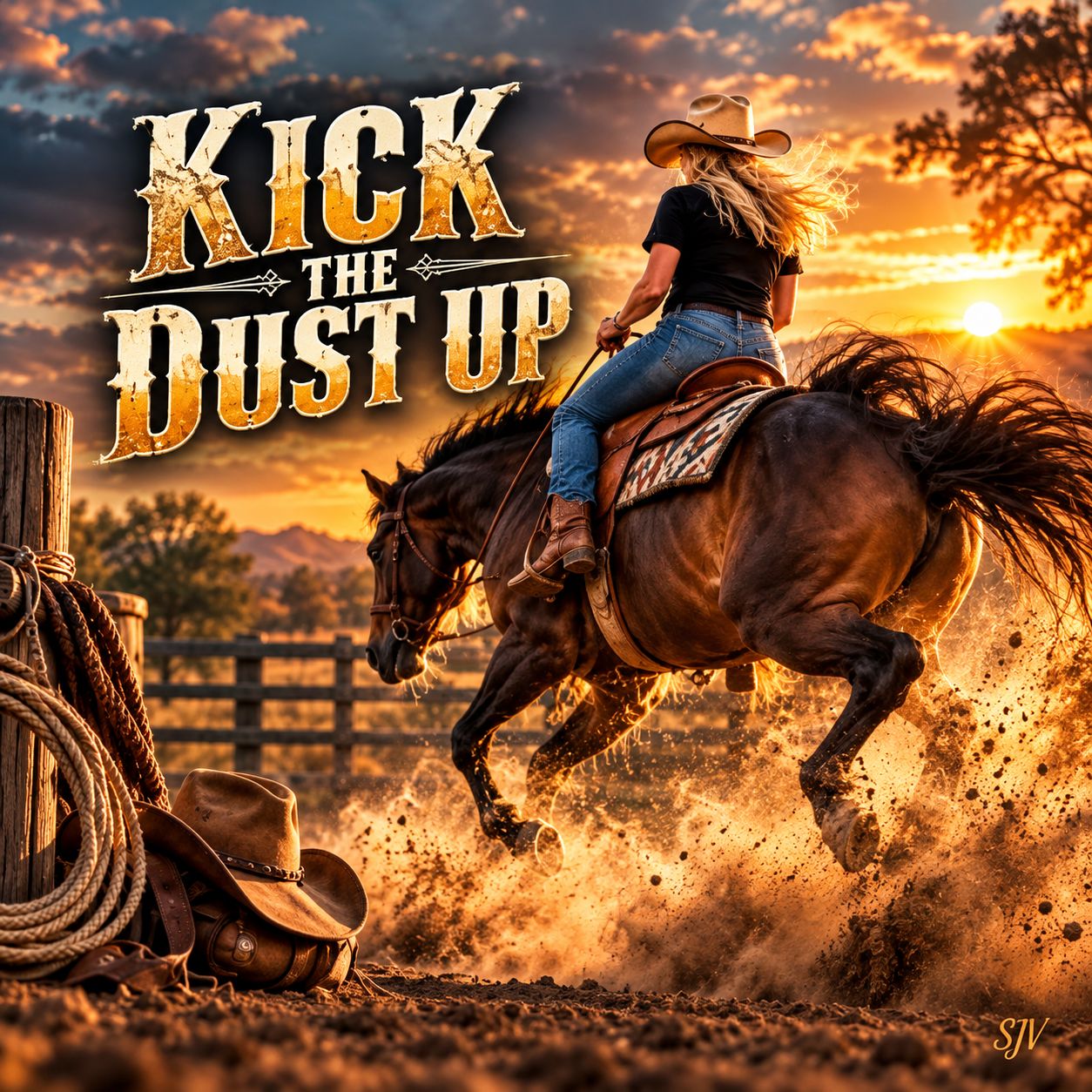 KICK THE DUST UP artwork