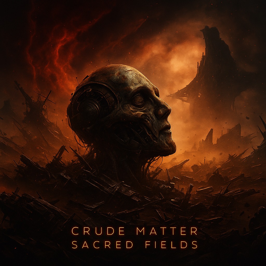 Crude Matter Sacred Fields artwork
