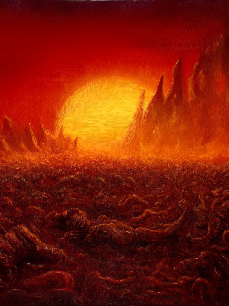 「Cerebral Combustion in the Flames of Summer」 artwork