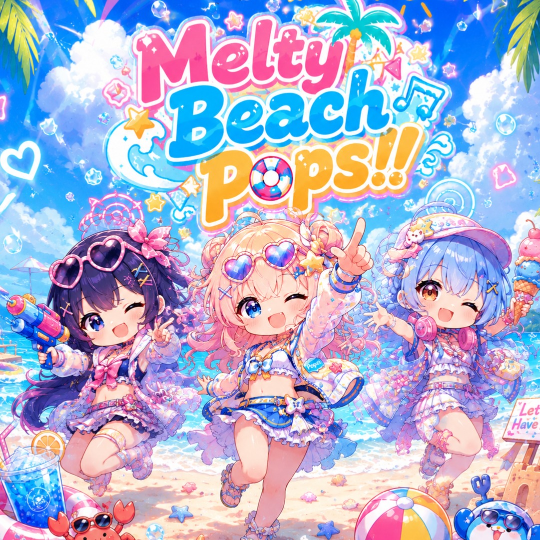 Melty Beach Pops!! artwork
