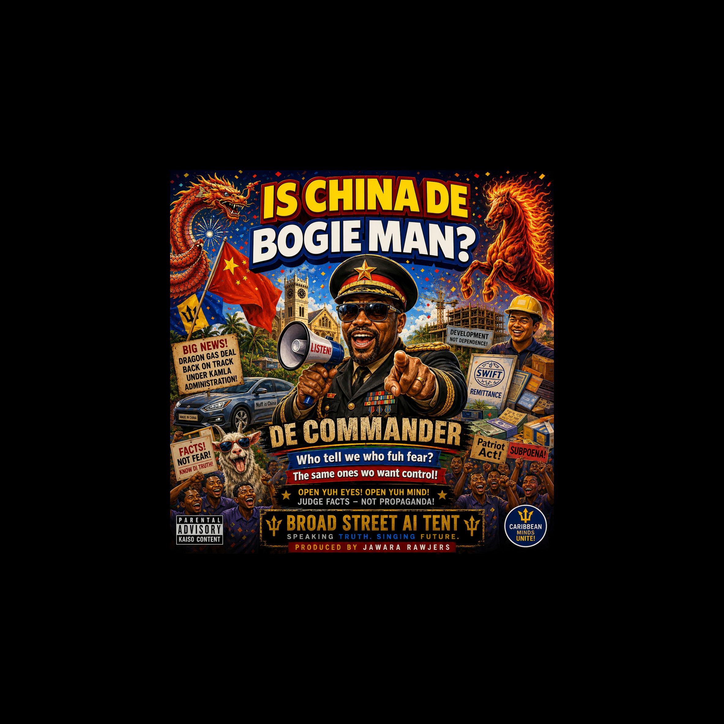 IS CHINA DE BOGIE MAN? DE COMMANDER artwork
