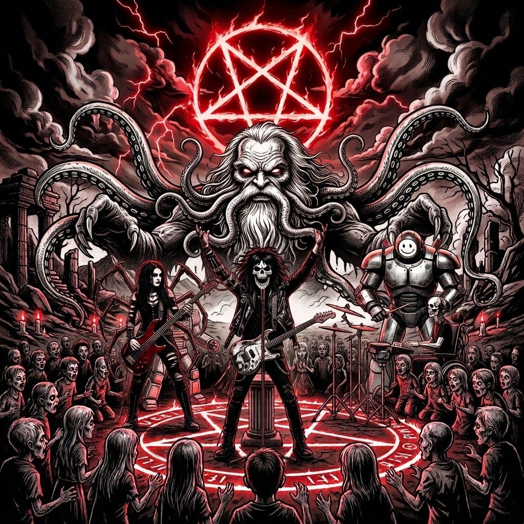 CREEPTAL - Red Star Lullaby artwork