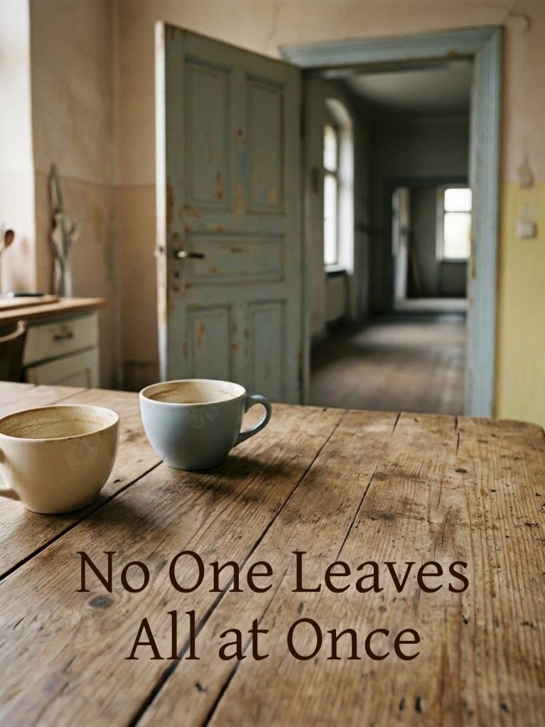 No One Leaves All at Once artwork