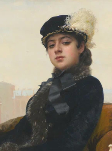 «Неизвестная»Крамской artwork