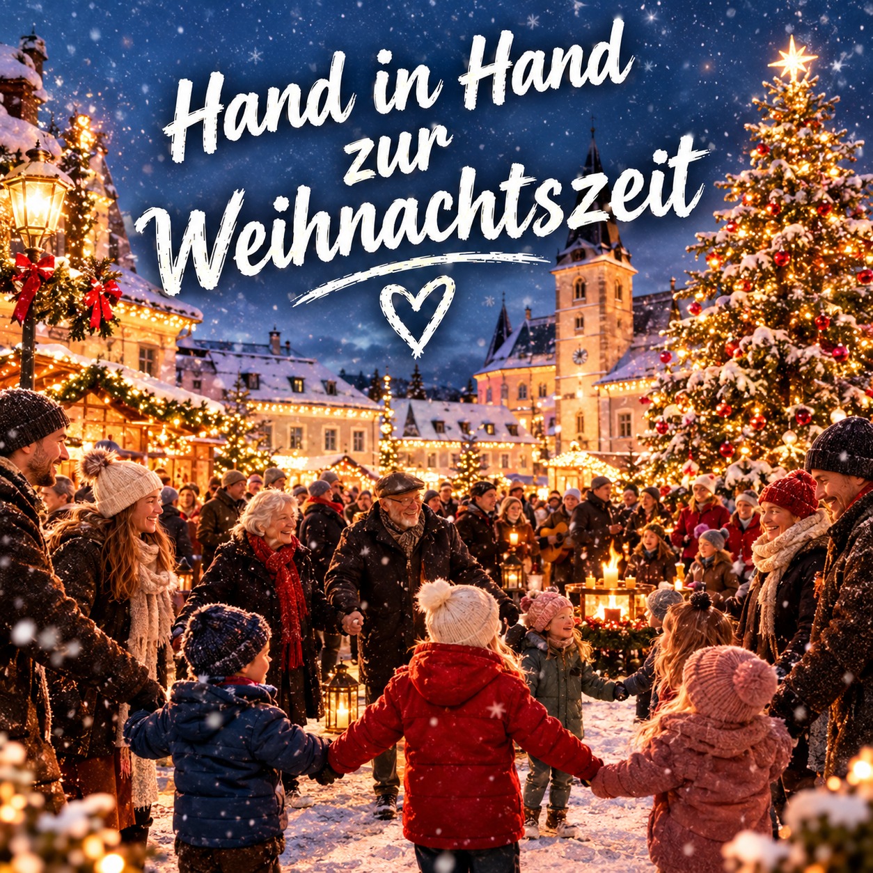 Hand in Hand zur Weihnachtszeit artwork