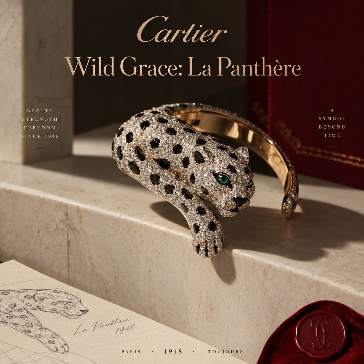 Wild Grace (La Panthère) artwork
