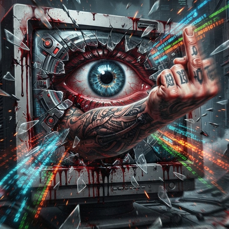 Data Bleed – You Give It Away ! artwork