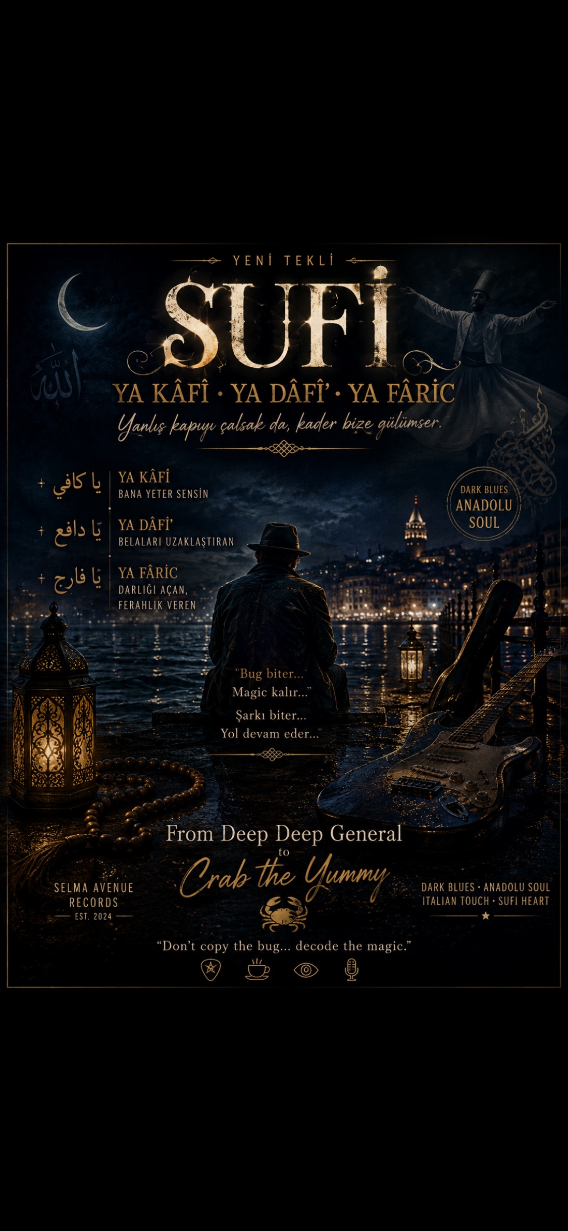 🎷 🌙🤲 YA KÂFÎ • YA DÂFİ’ • YA FÂRİC 🕊️🎸 artwork
