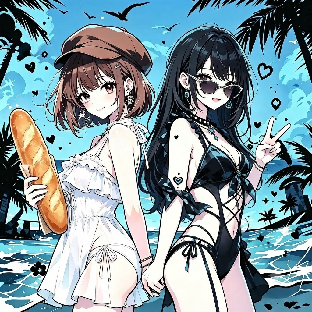 Happy Summer Day (黒の導化師/Pom) #39キャラ博 artwork