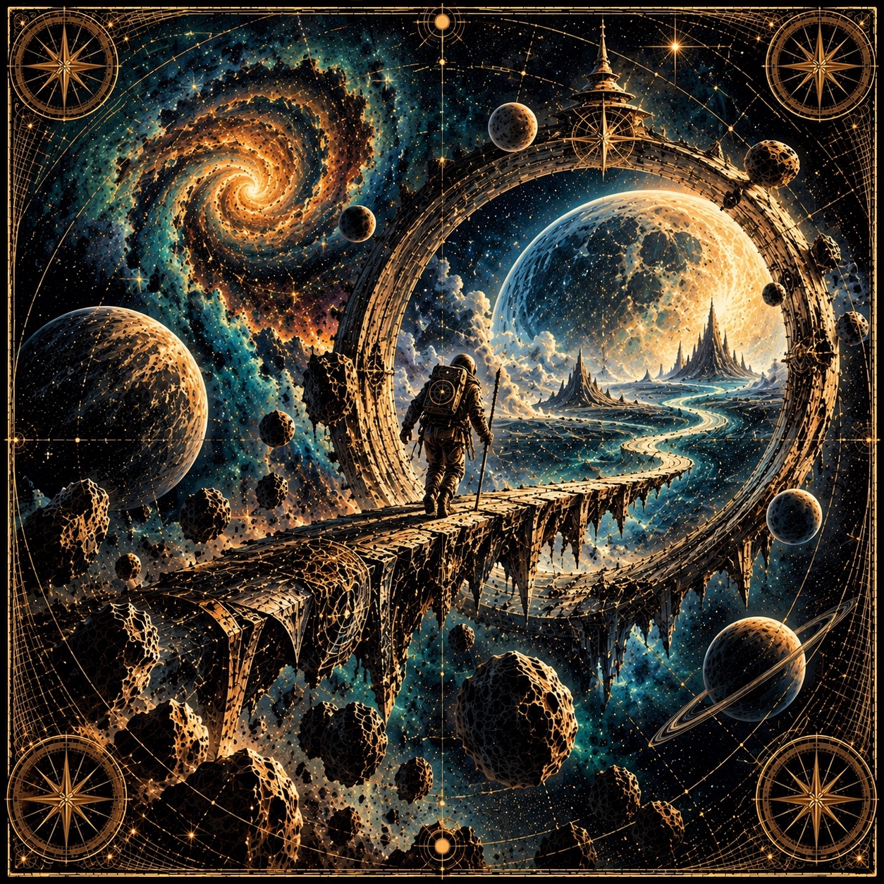 Wormhole Moon Man artwork
