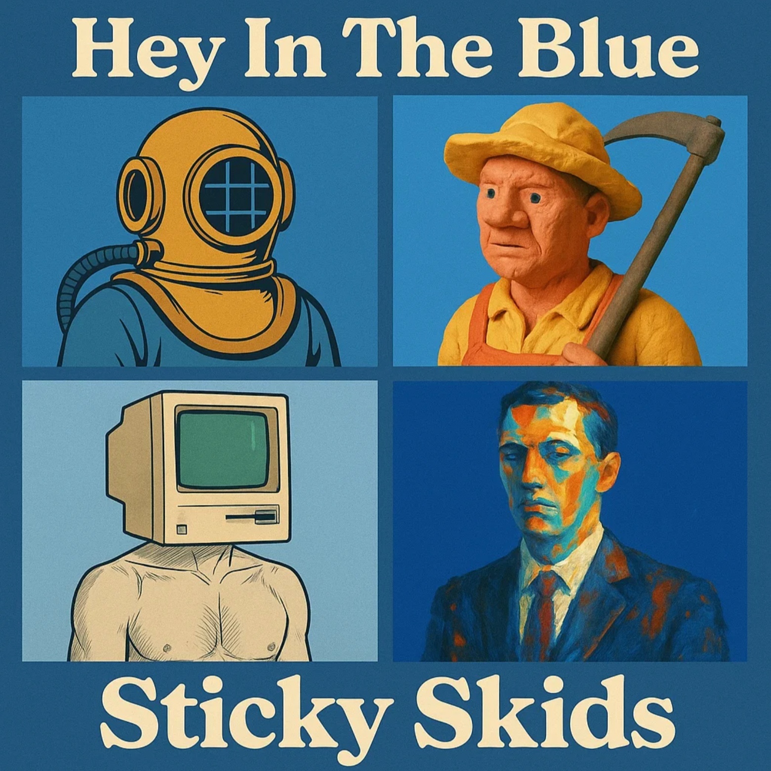 Image for Sticky Skids - Hey In The Blue