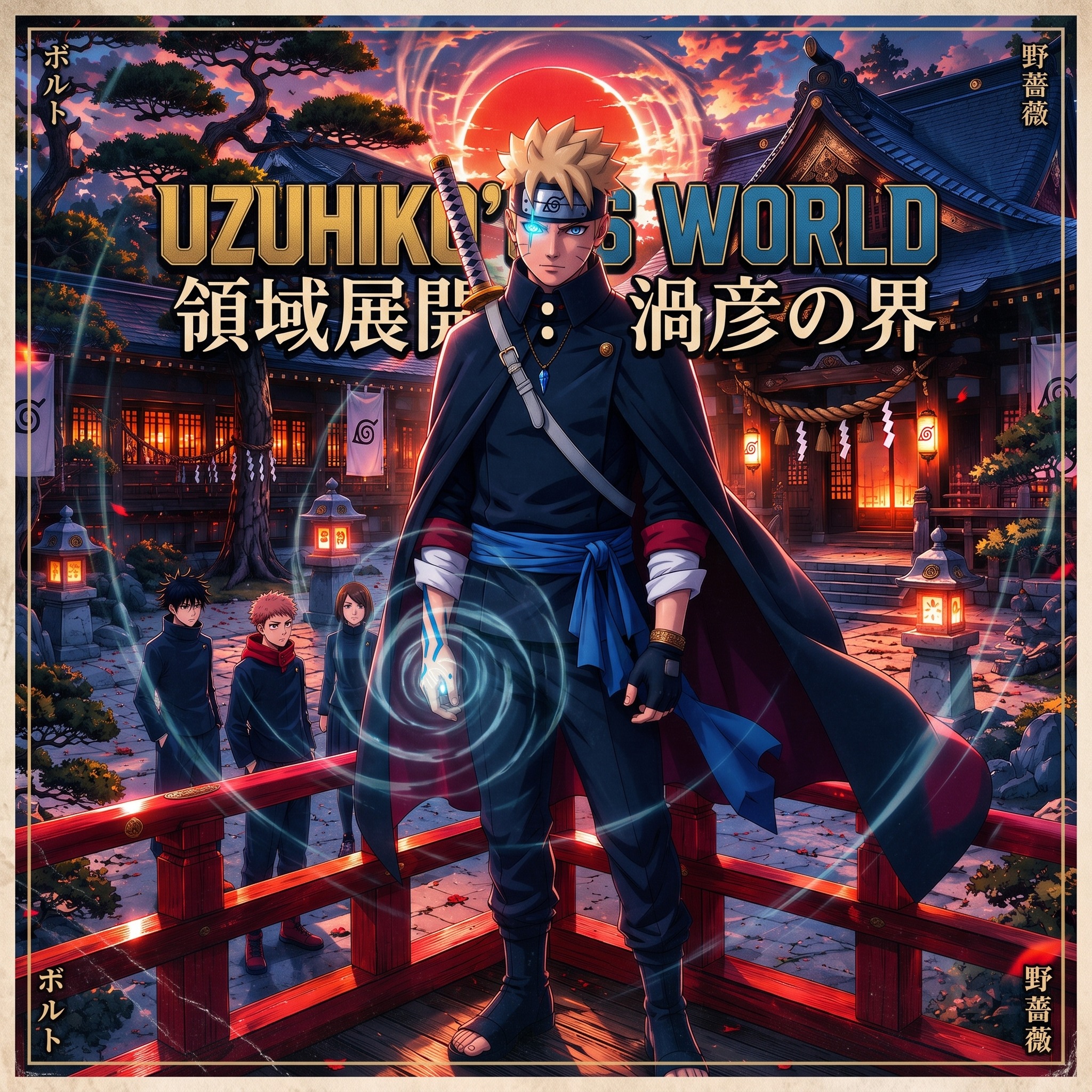 Domain Expansion: Celestial Eclipse (領域展開: 天蝕螺旋) artwork