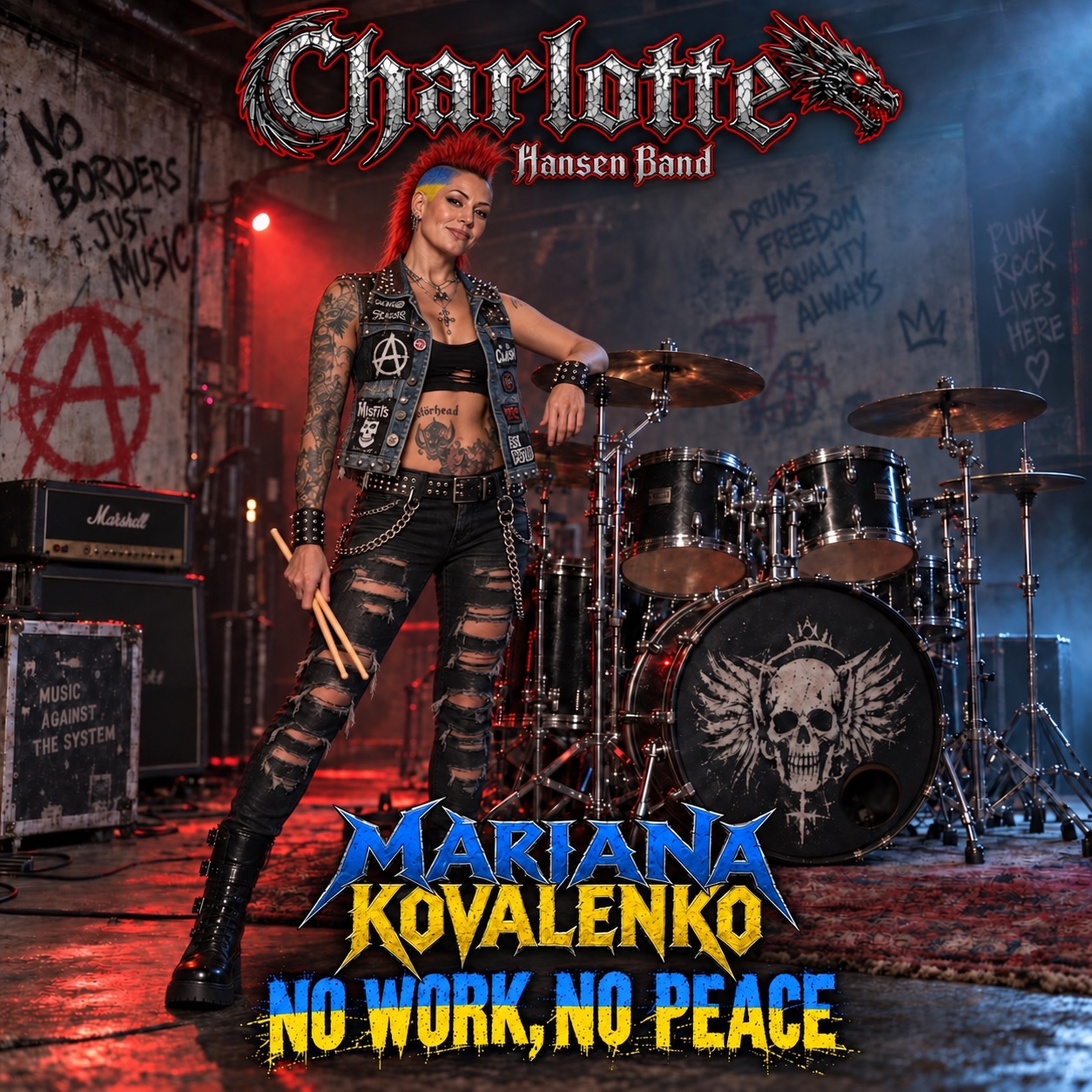 No Work,No Peace artwork