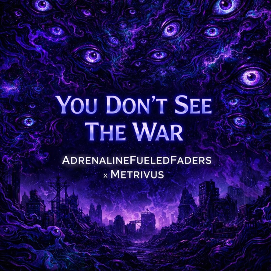 You Don't See The War - AdrenalineFueledFaders x Metrivus // Mashup artwork