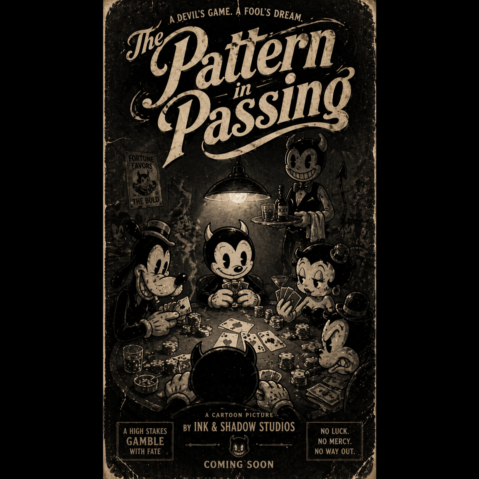 the pattern in the passing artwork