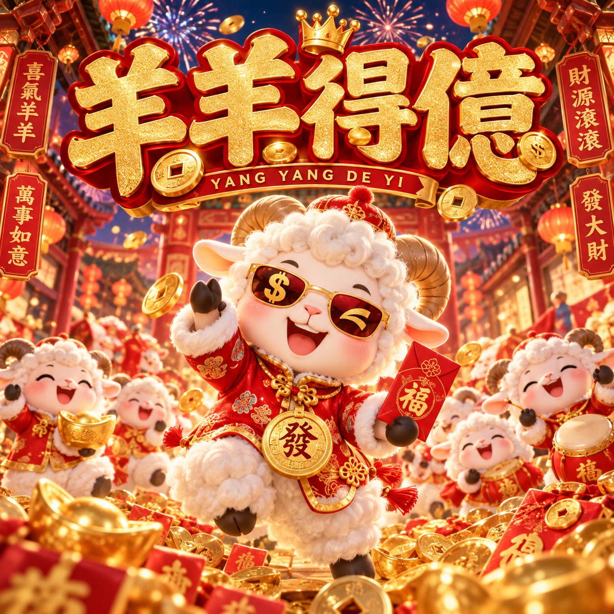 羊羊得億 artwork