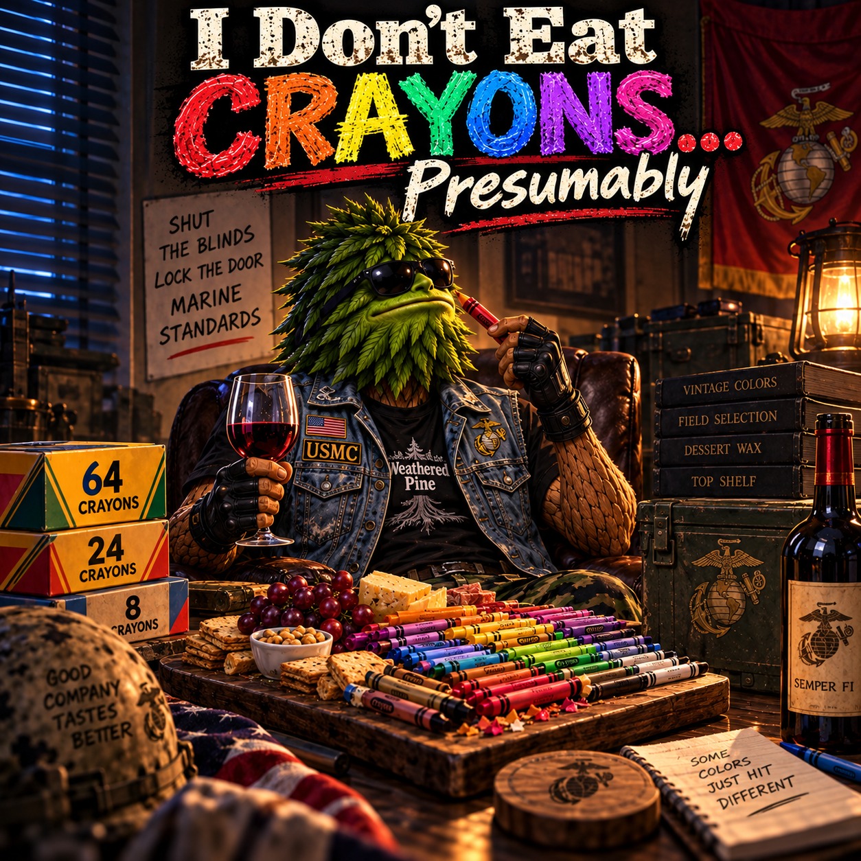 I Don’t Eat CRAYONS... Presumably artwork