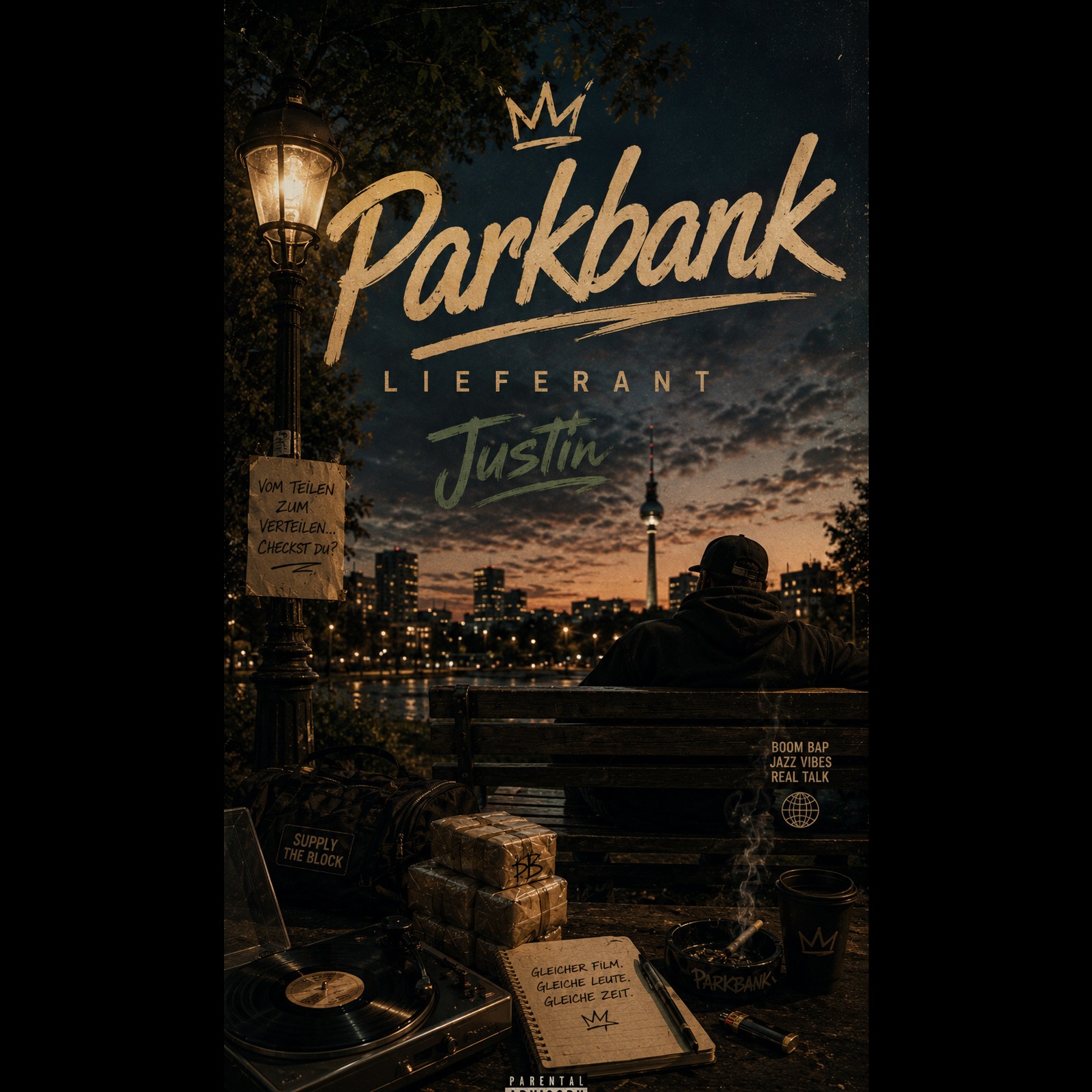 Parkbank Lieferant  -  Justin artwork