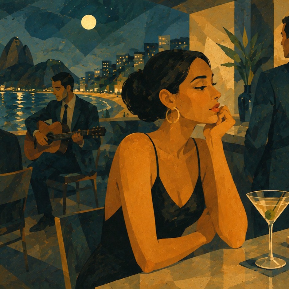 You walked in. English Bossa Nova + artwork