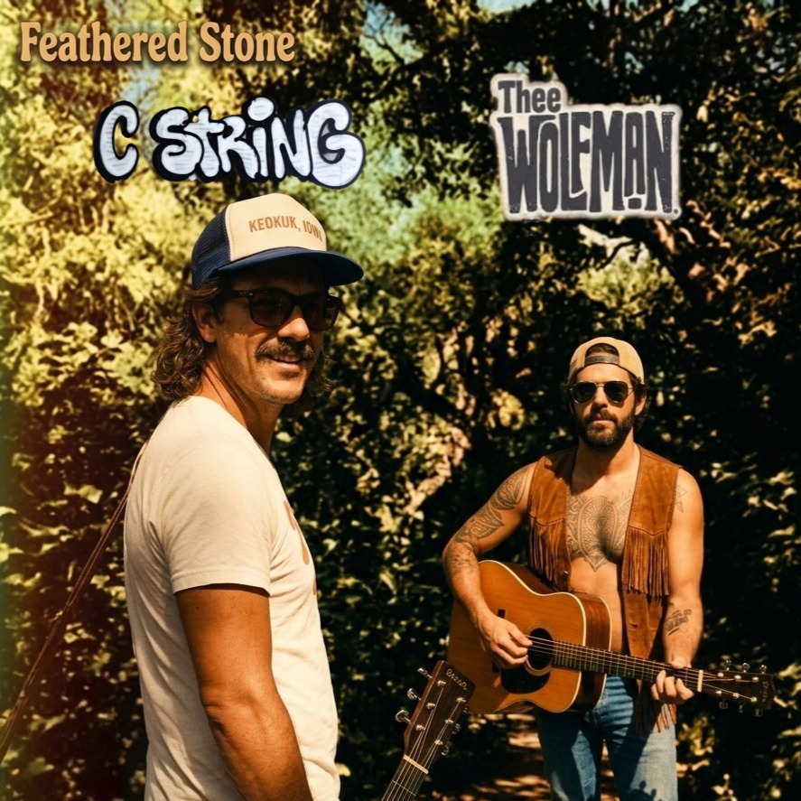 Feathered Stone ft Thee WOLFMAN artwork
