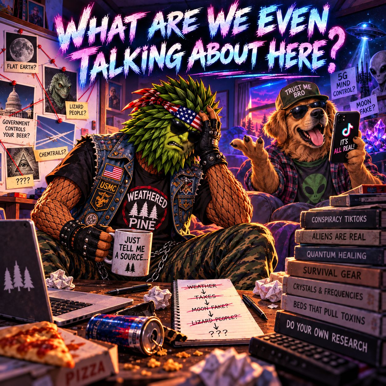 What Are We Even Talking About Here? artwork