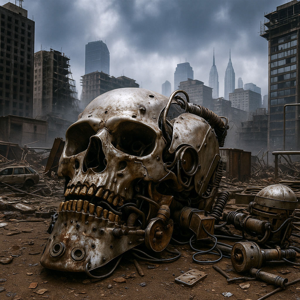 Cyber Nightmare (Exploring the wasteland) artwork