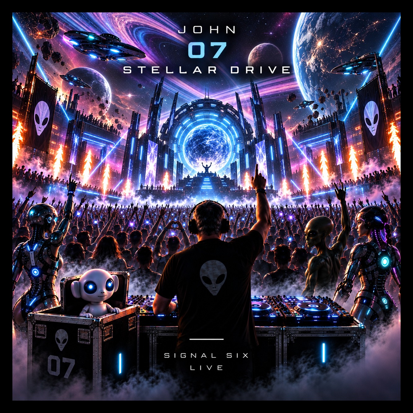 John Pulzer Stellar Drive Remix artwork