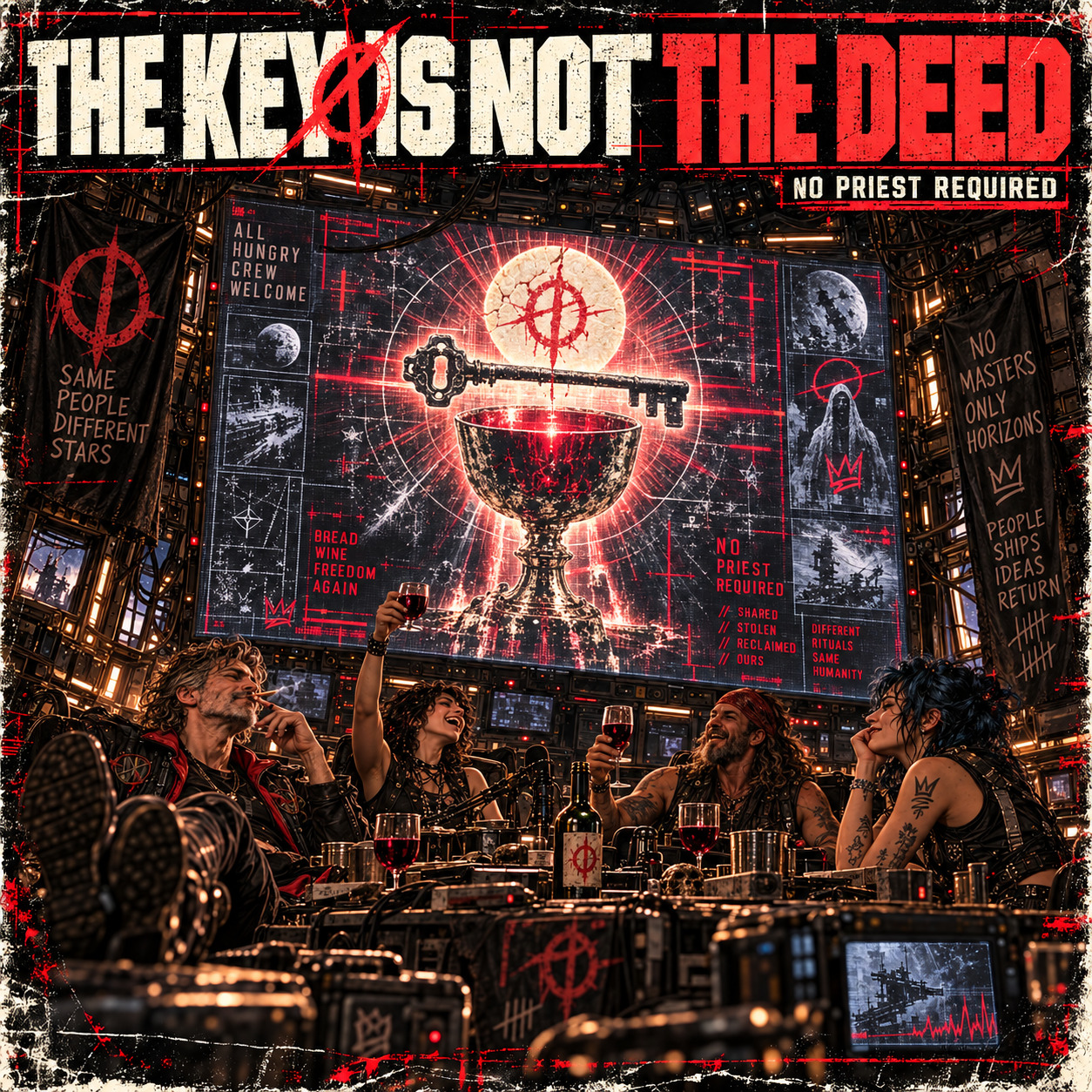 THE KEY IS NOT THE DEED artwork