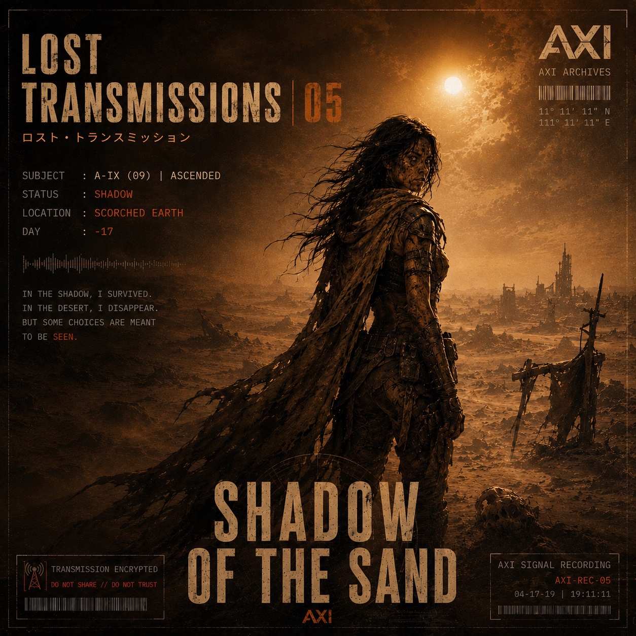𝗧 | 05 🇬🇧 • Shadow of the sand artwork