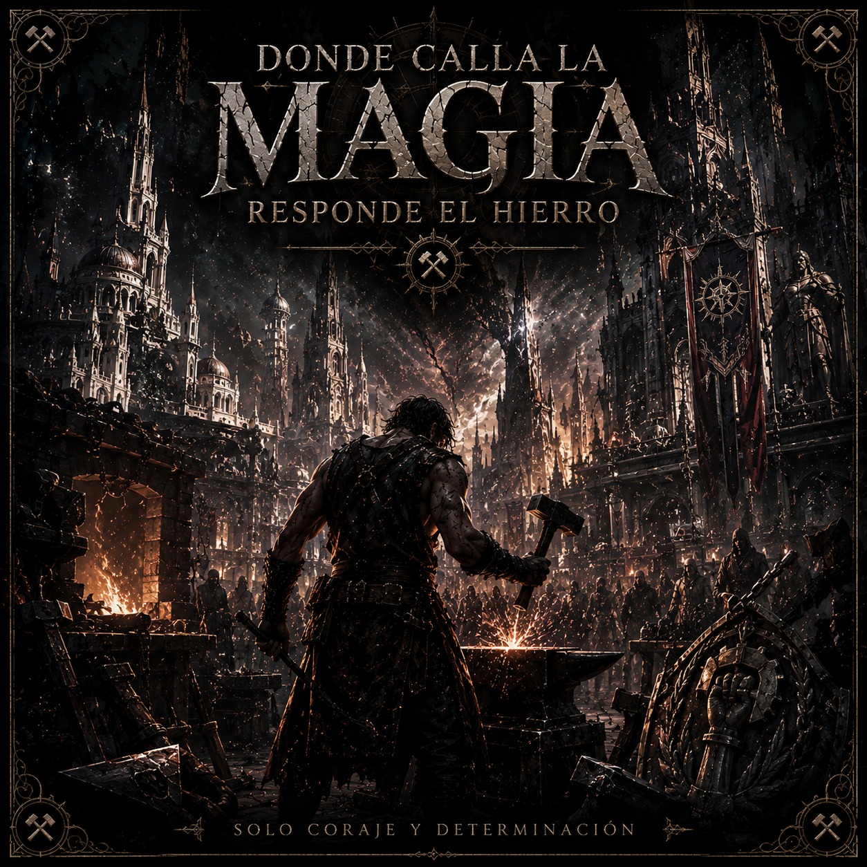 Donde calla la magia responde el hierro artwork