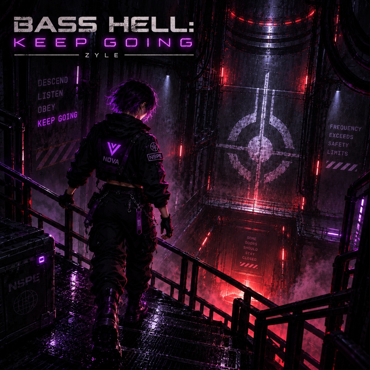 Bass Hell: Keep Going artwork