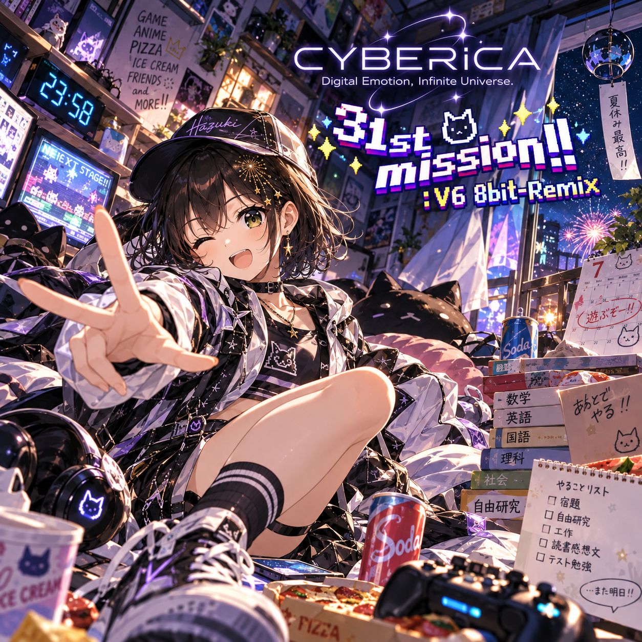 31st mission!! :V6 8bit-Remix artwork