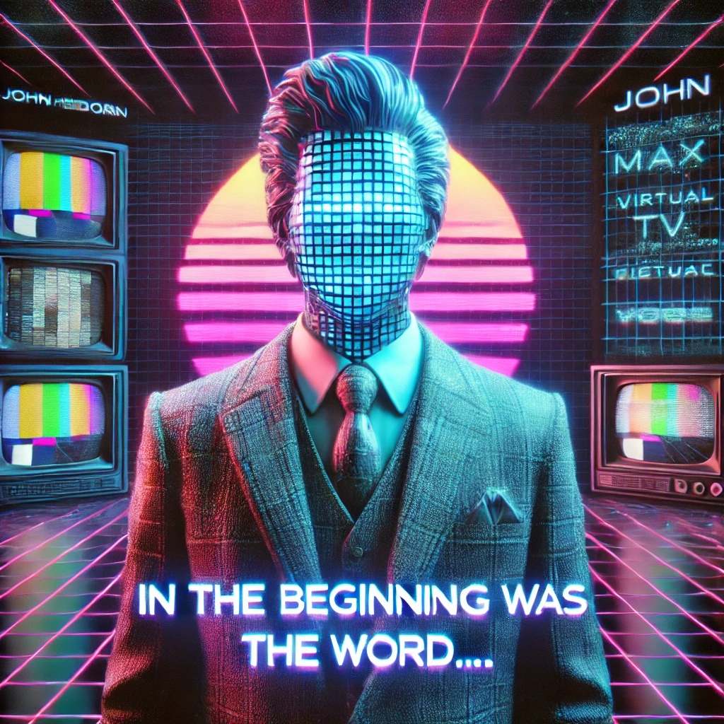 Capa de John Gospel chapter I by Max Headroom