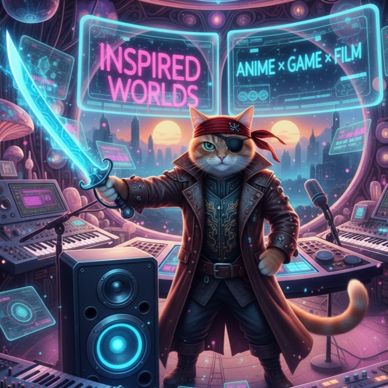 Image for O.Cat86 - Inspired Worlds: Anime × Game × Film