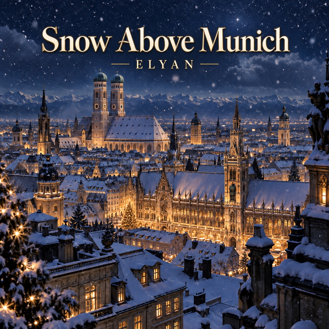 Snow Above Munich artwork