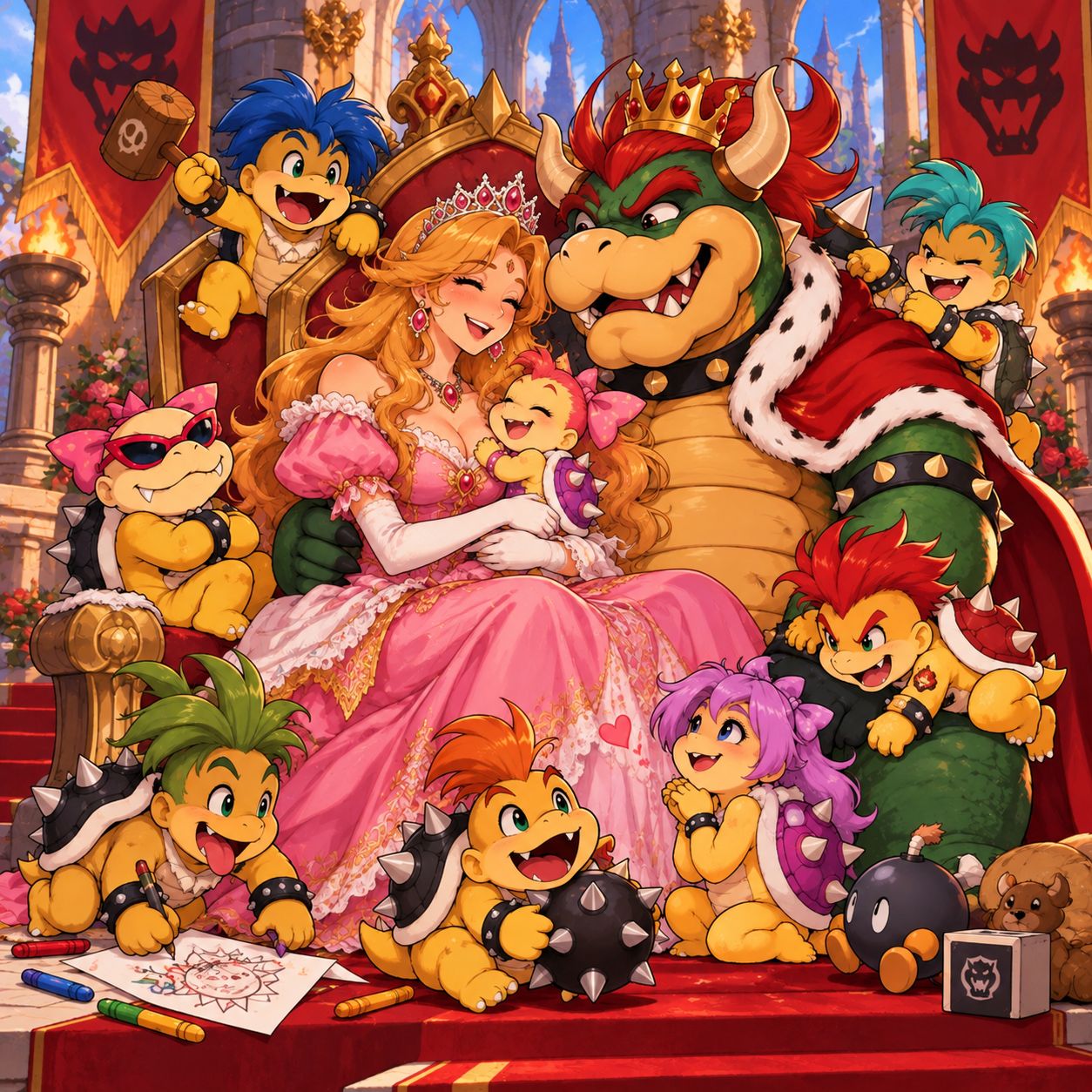 Peach's Secret Crown artwork