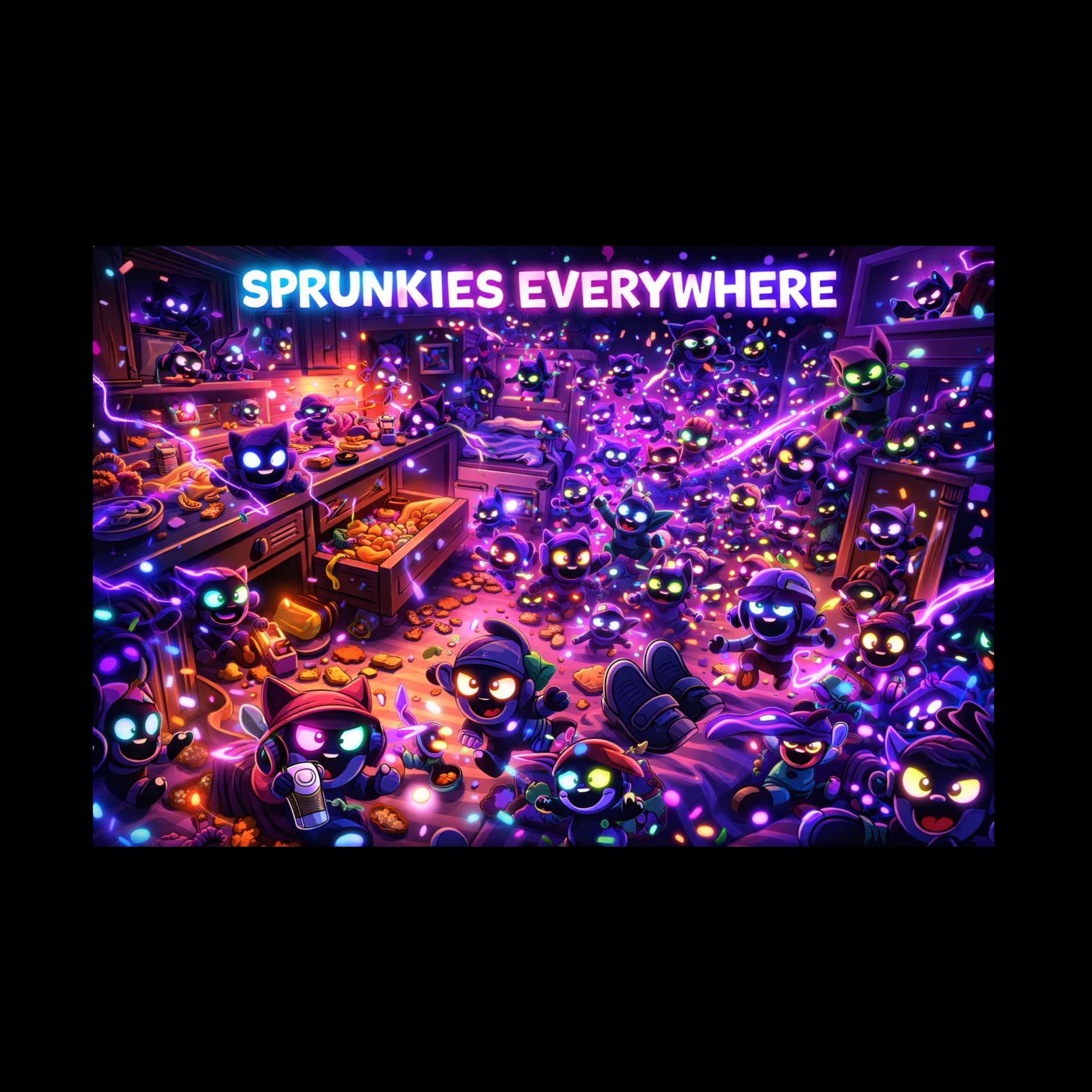 SPRUNKIES EVERYWHERE artwork