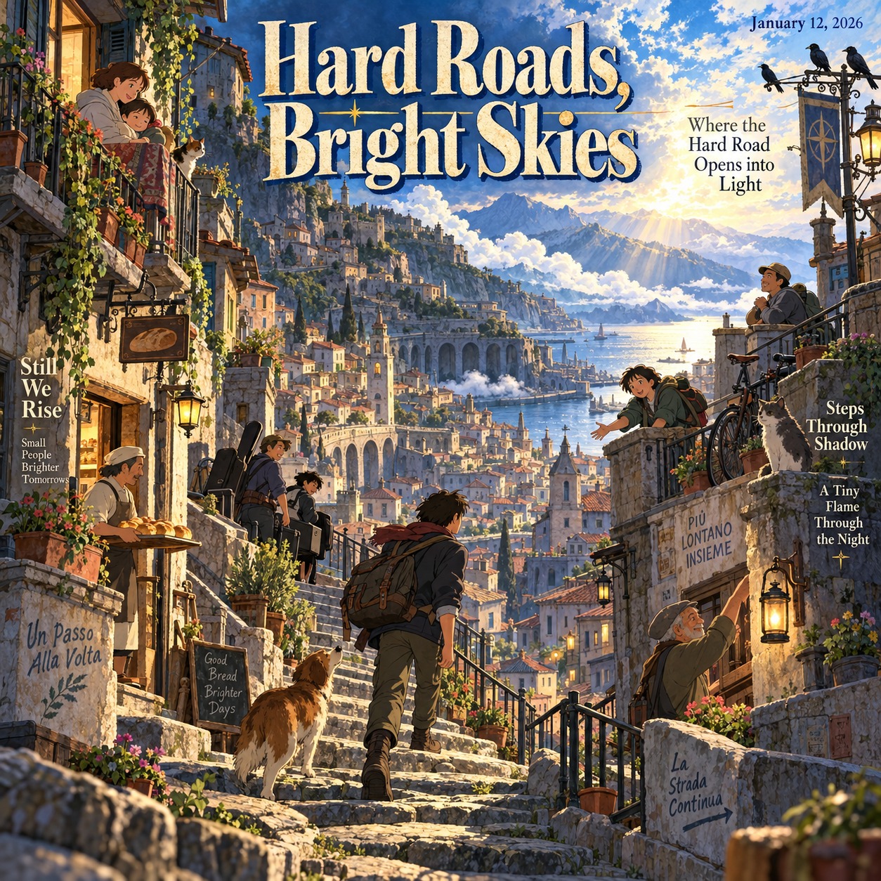 Hard Roads, Bright Skies artwork