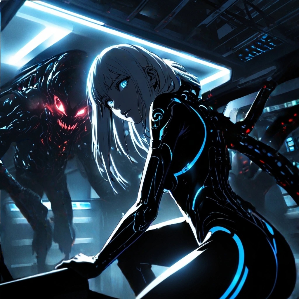 Lurking in The Ghost Spaceship 🎥 by 🌙 Inu-Kaze poppin 🌸🌪️ | Suno