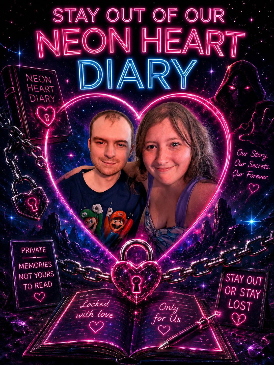 STAY OUT OF OUR DIARIES 🤣 🗝🔒 artwork