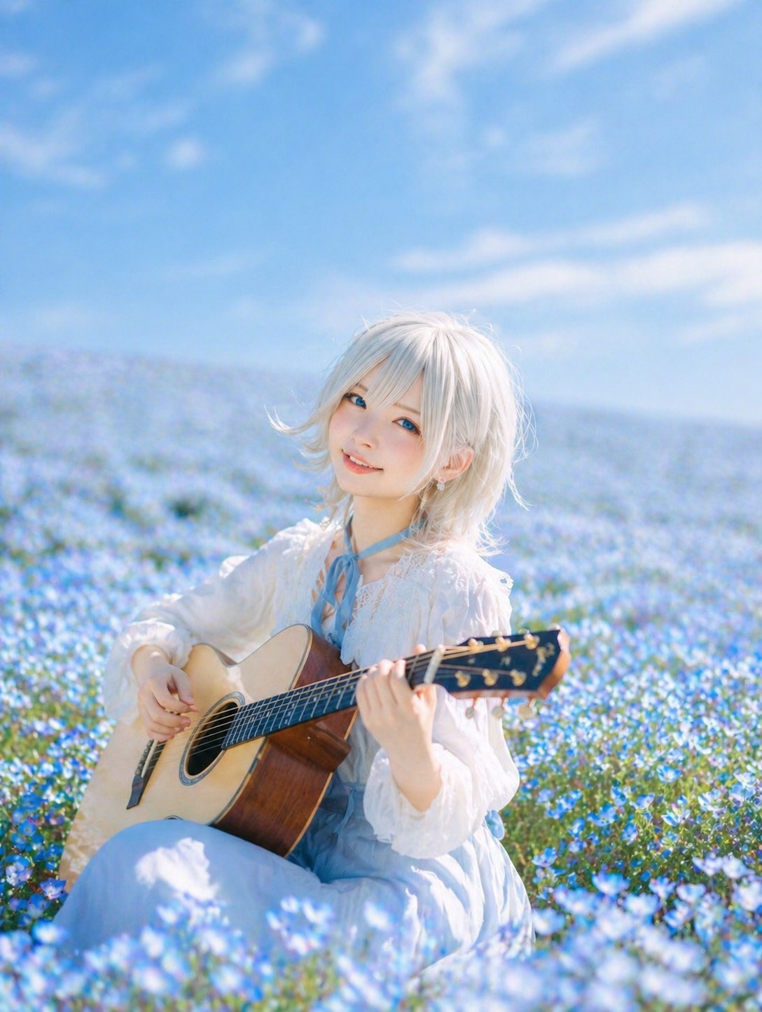 ネモフィラが揺れる artwork