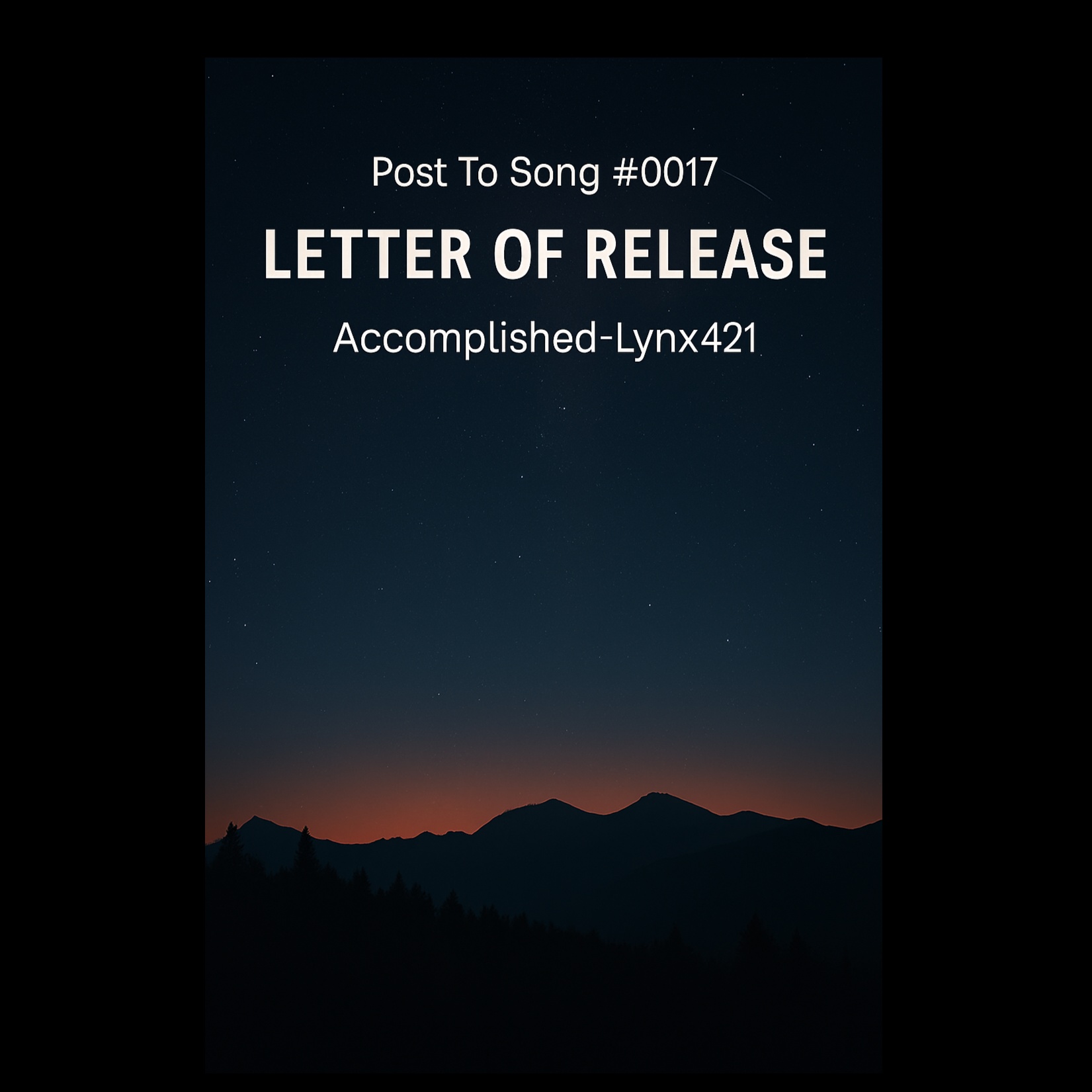 Letter of Release artwork