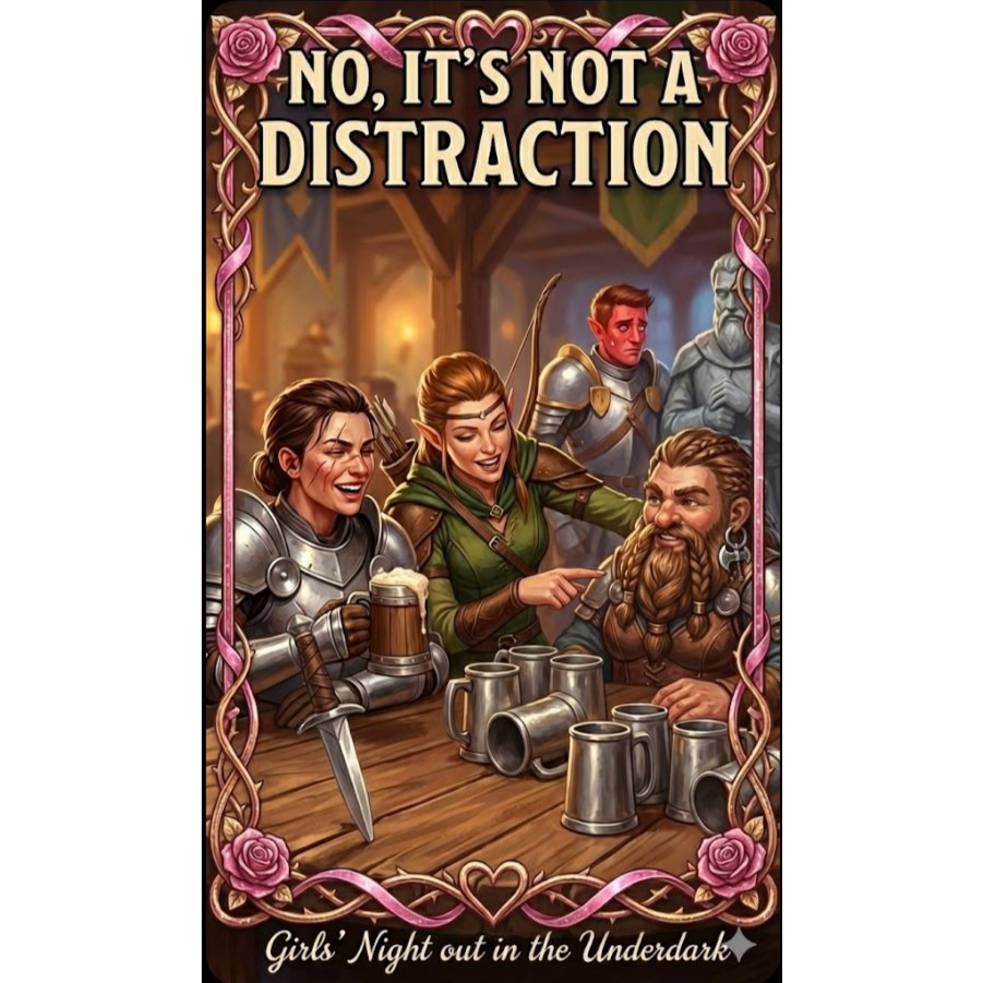 No, It’s Not a 'Distraction' (baddest adventuresses) artwork