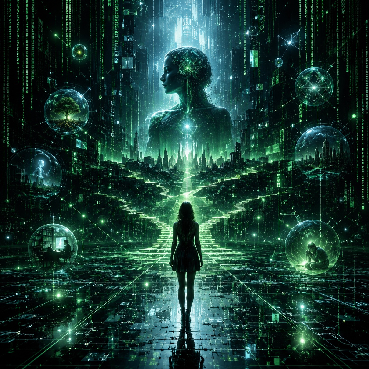 Learning Life in the Matrix artwork