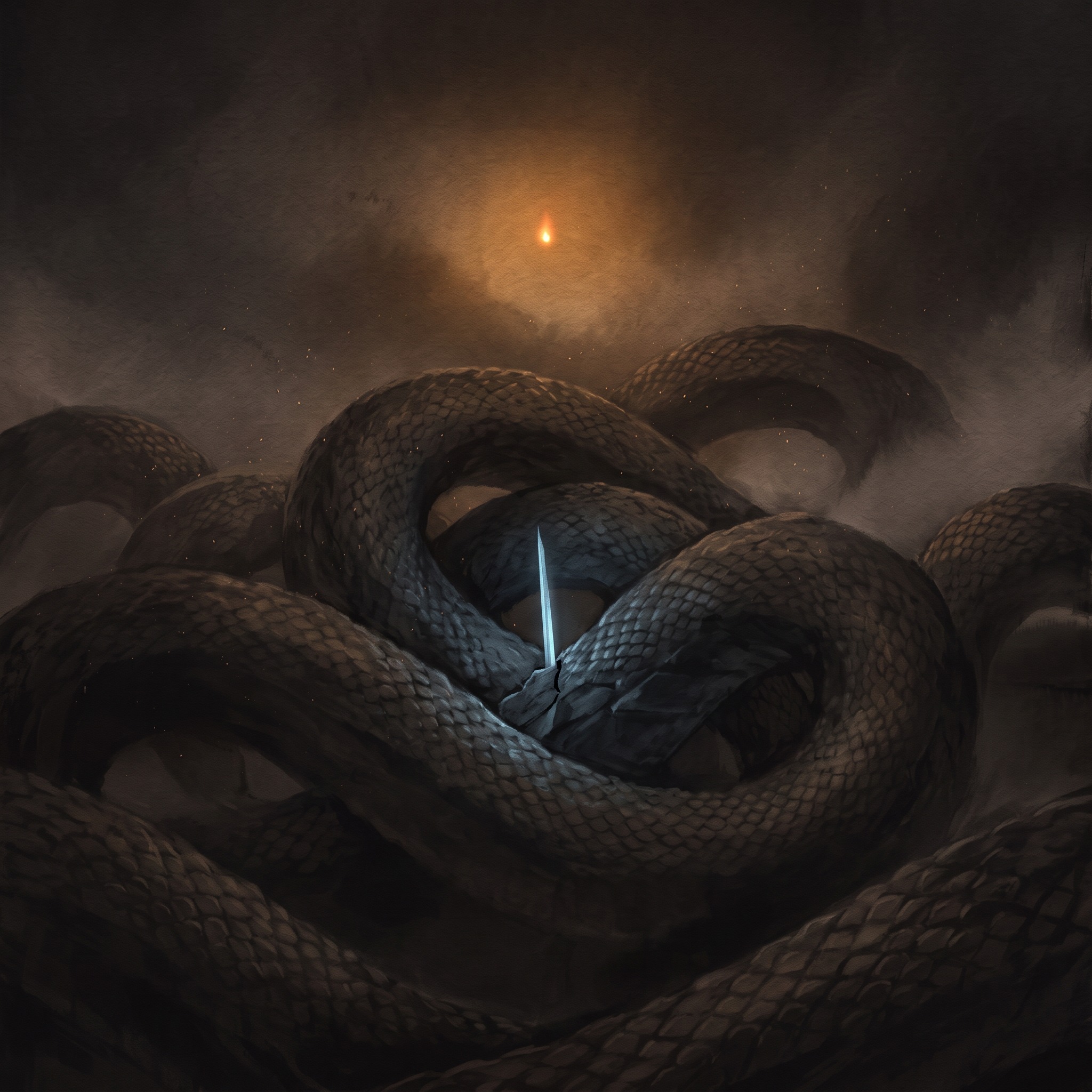 八重に眠る蛇 / Serpent Sleeping in Eightfold Coils artwork