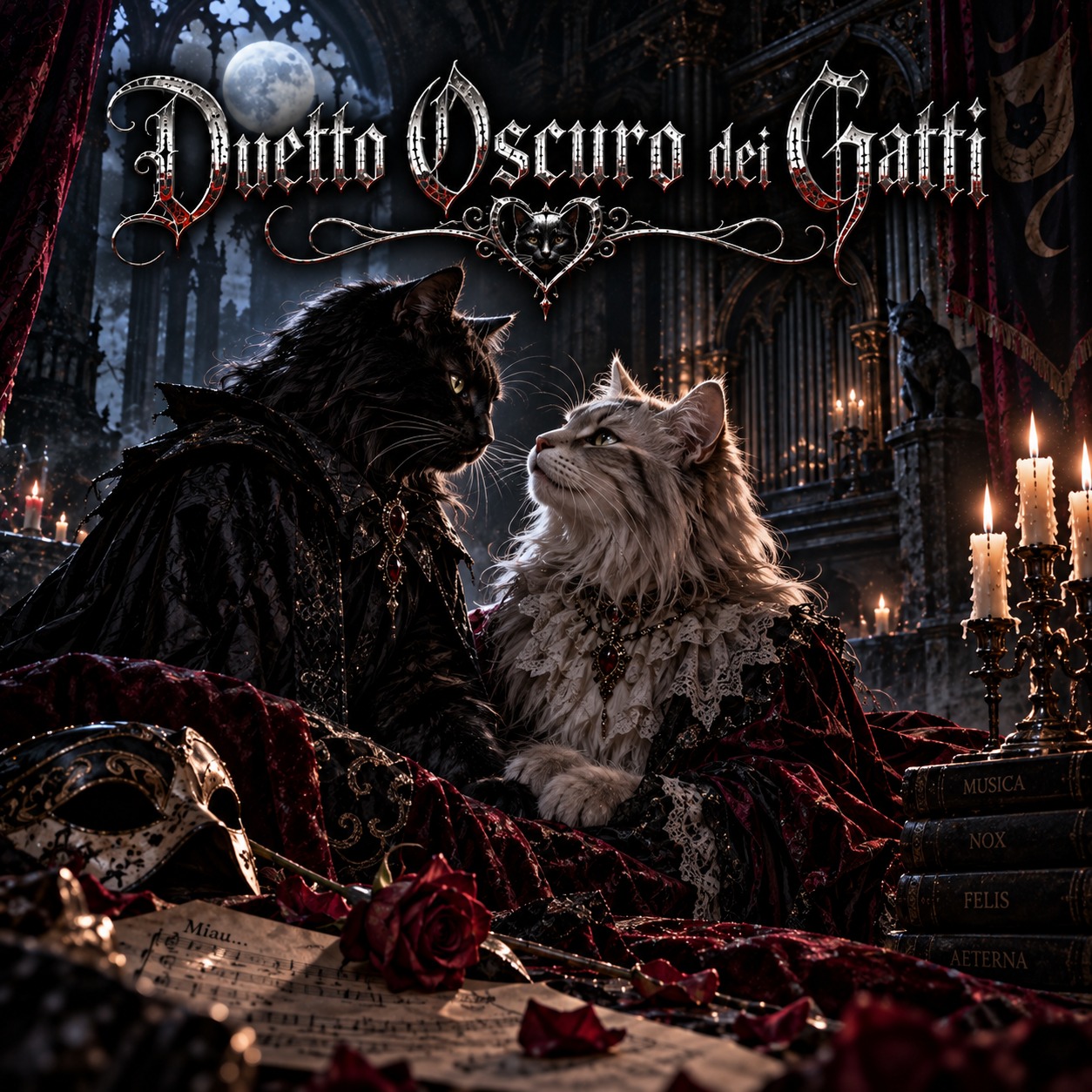 Duetto Oscuro dei Gatti artwork