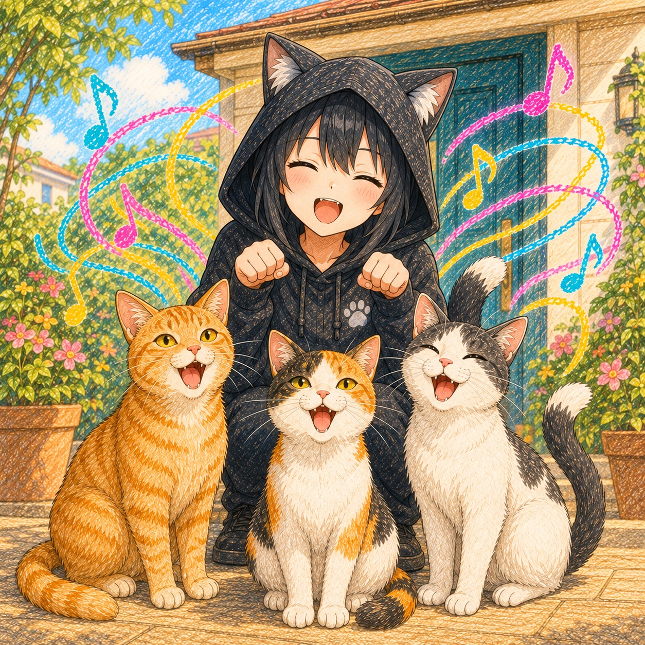 にゃーにゃーにゃー artwork