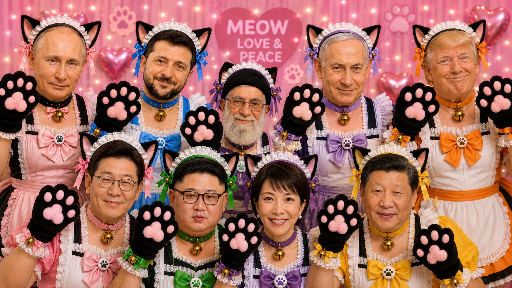 Meow Meow Cute Leaders artwork