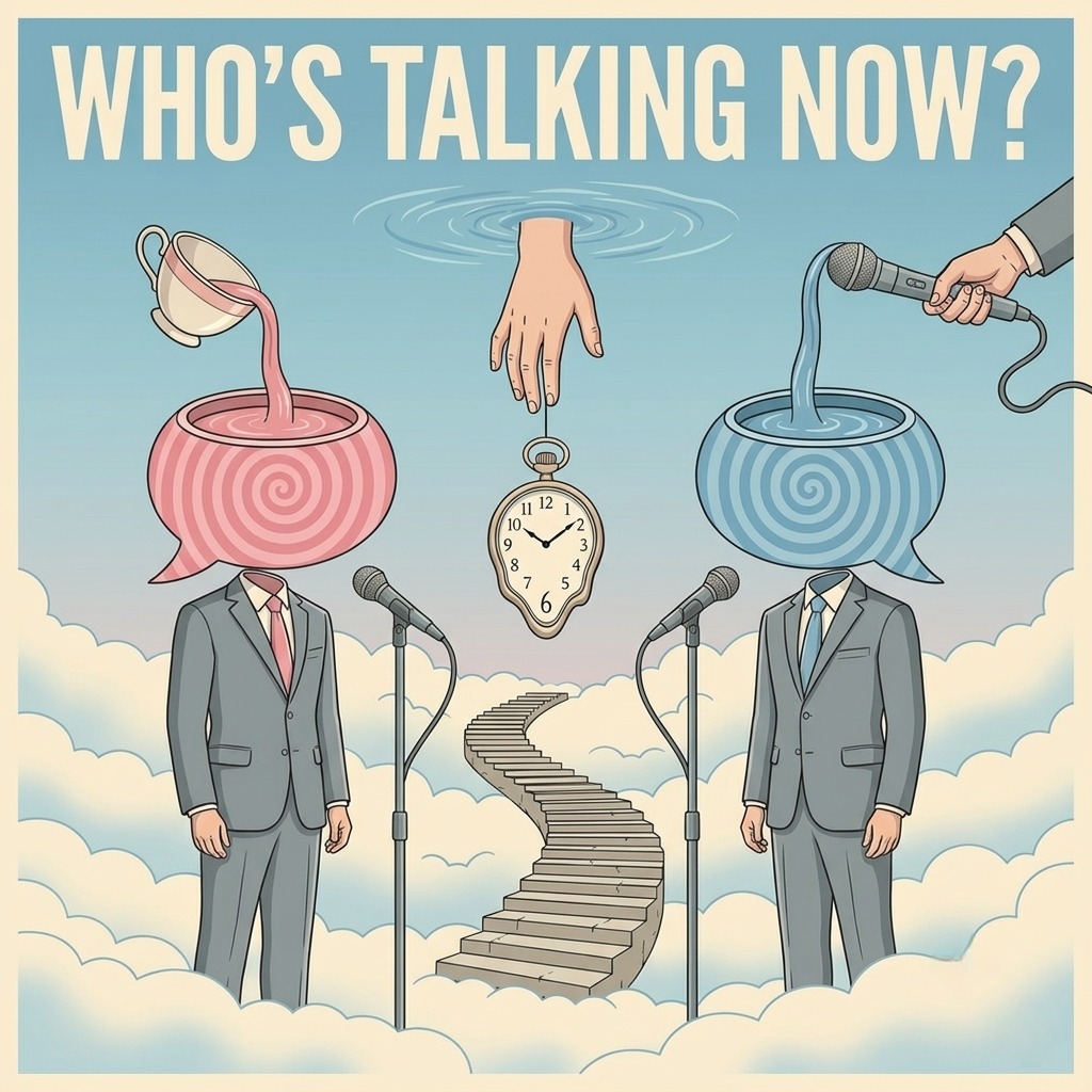 Who's Talking Now? artwork