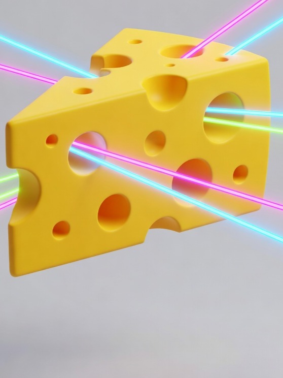 Swiss Cheese Lasers artwork